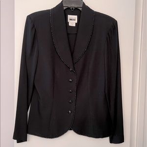 LESLIE FAY Beaded Trim Blazer